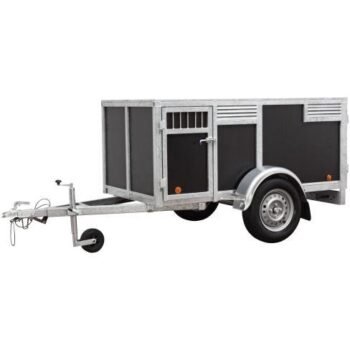 Remorque 4 chiens marron BW Trailers