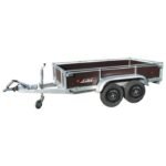 Remorque Lider double essieux​ BOIS 45480 freinée